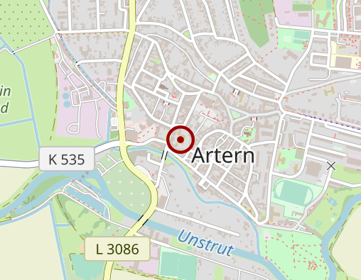 Karte: TWSD wohnen plus... gGmbH Pflegeheim Artern