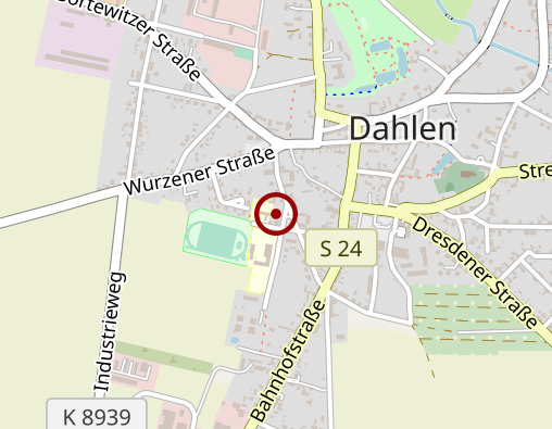 Karte: AWO Pflege- und Betreuungs gGmbH Sozialstation Dahlen