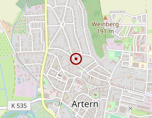 Karte: DRK Kreisverband Sömmerda/Artern e.V. Ambulanter Pflegedienst Artern