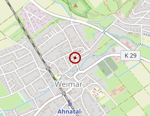 Karte: Sozialstation der Gemeinde Ahnatal