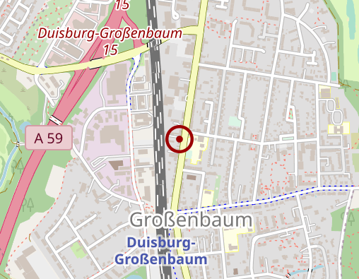 Karte: Beerdigung Kutzner GmbH - Duisburg SÜD