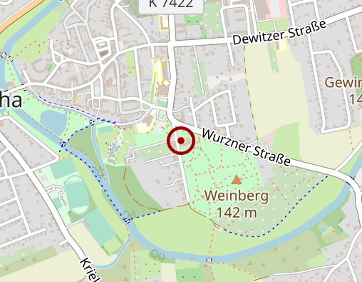 Karte: Muldental Therapie und Pflege GmbH, Pflegeheim "Parkblick Taucha"