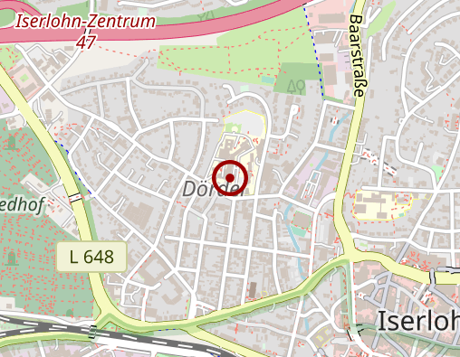 Karte: Katholische Kliniken im Märkischen Kreis