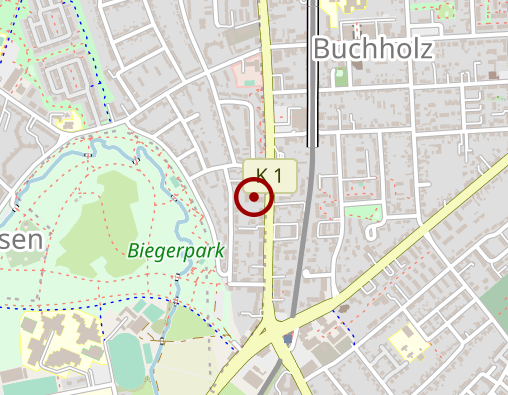 Karte: Seniorenzentrum "Haus am Biegerpark"