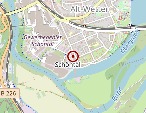 Karte: Familien- und Krankenpflege e.V. Herdecke und Wetter - Pflegestation Wetter