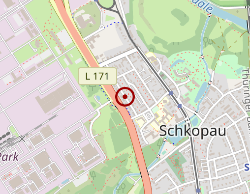 Karte: Trägerwerk Soziale Dienste Sachsen-Anhalt GmbH Seniorenheim Schkopau