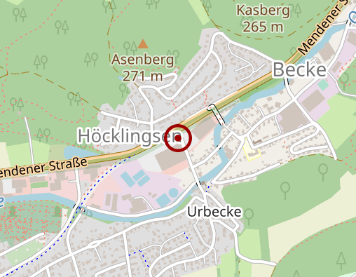 Karte: Urbecker-Apotheke im Real