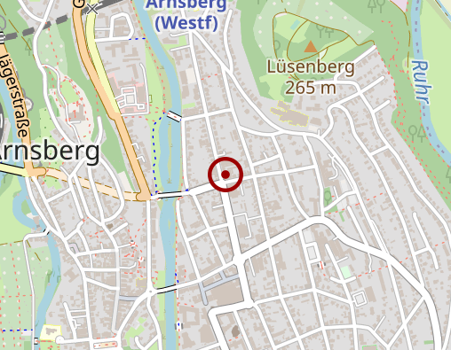 Karte: Amb. Betreutes Wohnen für Suchtkranke