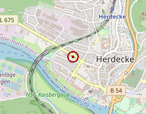 Karte: Familien- und Krankenpflege e. V. Herdecke & Wetter