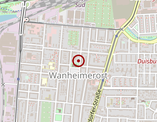 Karte: Regenbogen Duisburg Ges. zur psychosozialen Versorgung mbH