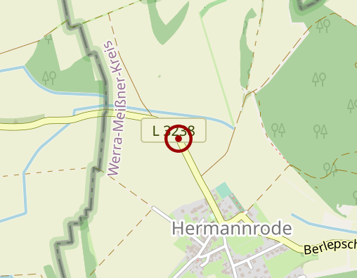 Karte: Betreuungsgruppe im DGH Hermannrode