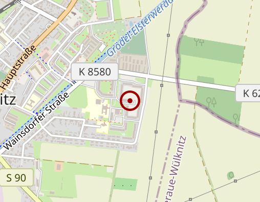 Karte: AWO RV Brandenburg Süd e.V. Tagespflege "An den Gärten"