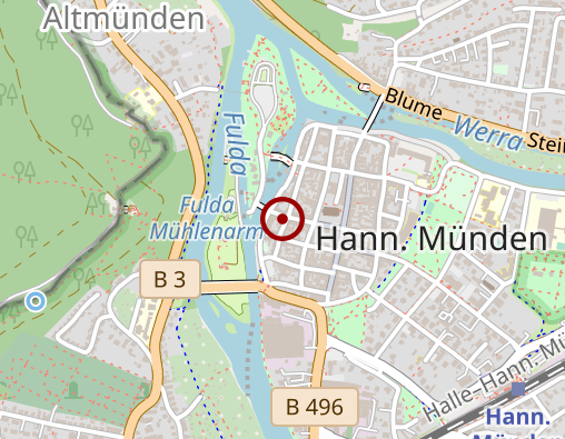 Karte: Sozialstation Hann.Münden - Staufenberg - Dransfeld gGmbH