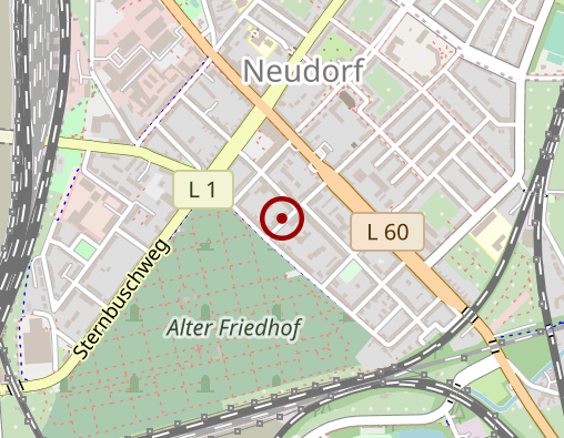 Karte: Laufenberg Bernhard KG BeerdigungsBed.