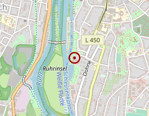 Karte: Franziskushaus Altenheim Vereinte Aug.-Thyssen-Stiftung Altenheime