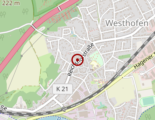 Karte: Bestattung Märtin