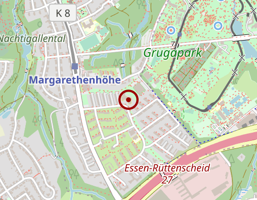 Karte: Seniorenzentrum Margarethenhöhe