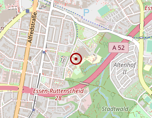 Karte: Ambulanter Hospizdienst am Alfried Krupp Krankenhaus Rüttenscheid