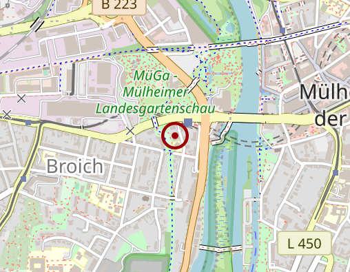 Karte: Seniorenstift Hildegardishaus