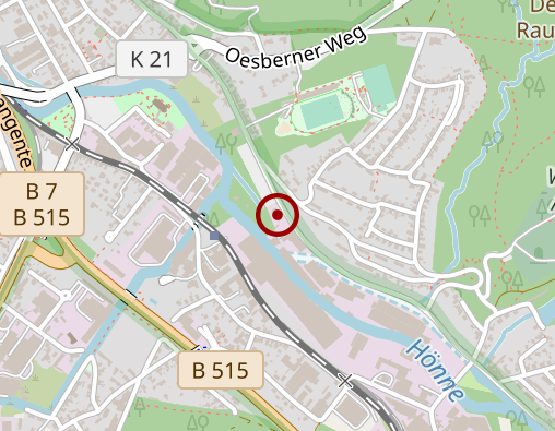 Karte: Diakoniestation Menden/Hemer/Balve