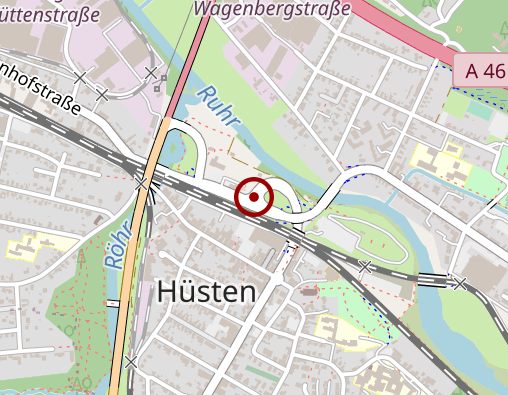 Karte: Tagespflege Hüsten