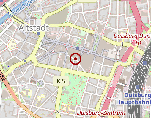 Karte: Ernst A. F. Dr.med., Jeschonneck L. D. u. Schirok D. Dr.med. Psychotherapiepraxis