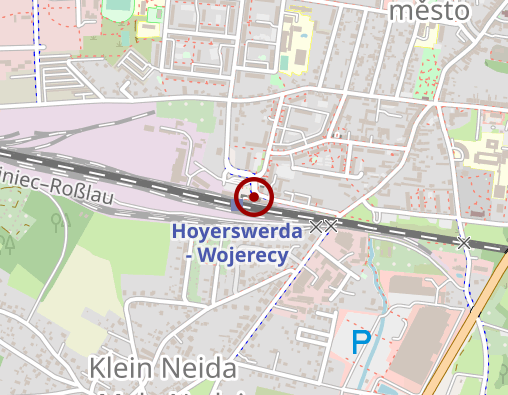 Karte: Anrufsammeltaxi Hoyerswerda