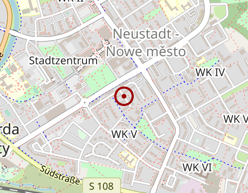 Karte: PSW Dienstleistungen GmbH  Tagespflege Kosmos