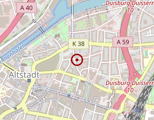 Karte: Therapiezentrum Duisburg