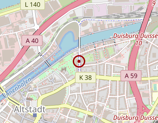 Karte: Tagespflege am Seniorenzentrum Innenhafen