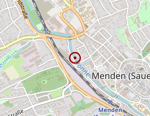 Karte: Bus und Taxi Horst Sieben