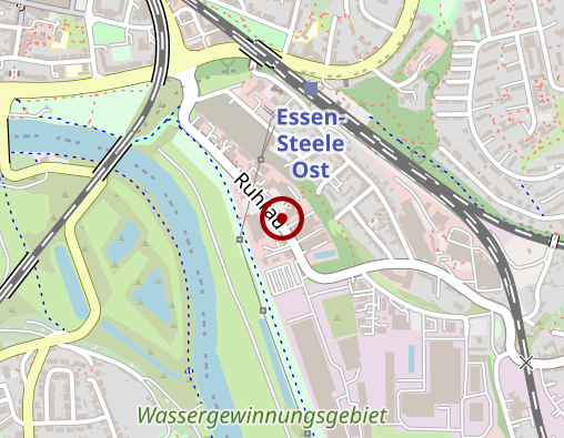 Karte: Taxi Steele e.V. Taxiunternehmen