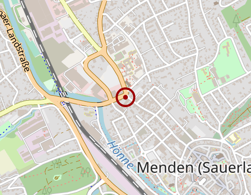 Karte: HANSA Ambulanter Pflegedienst in Menden