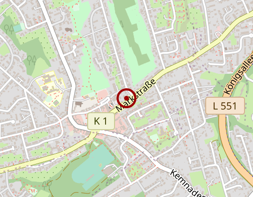 Karte: Claudia Vollrath Praxis für Physiotherapie