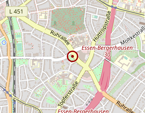 Karte: Taxi Essen e.G.