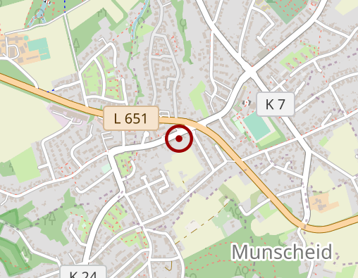 Karte: Bestattungen Klammer