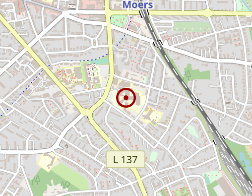 Karte: St. Josef Krankenhaus GmbH Moers - Betriebsstätte St. Josef Krankenhaus Moers