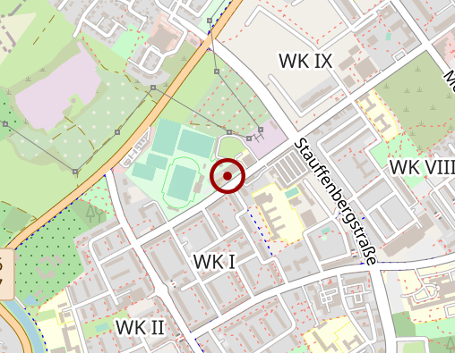 Karte: Lausitzer Werkstätten für behinderte Menschen gGmbH, Wohnheim