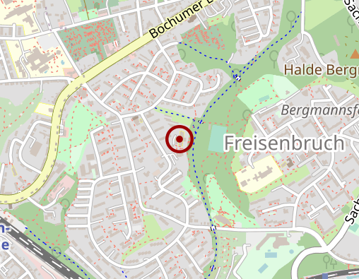 Karte: Deutsches Rotes Kreuz Kreisverband Essen e. V. Seniorenzentrum Freisenbruch Übergangsquartier ab 01.11.21