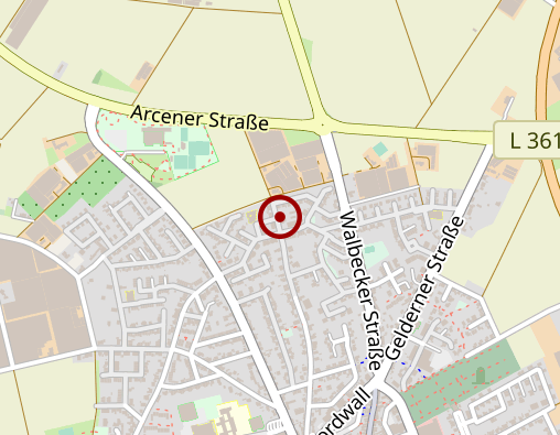 Karte: LVR-HPH-Netz Niederrhein Behindertenförderung