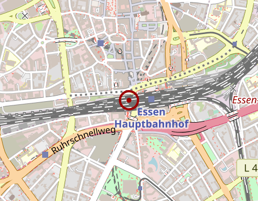 Karte: Apotheke im Hauptbahnhof