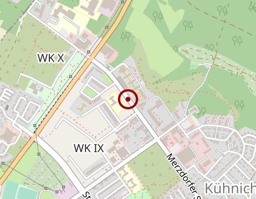 Karte: AWO Lausitz Pflege- und  Betreuungs- gGmbH  Tagespflege Hoyerswerda