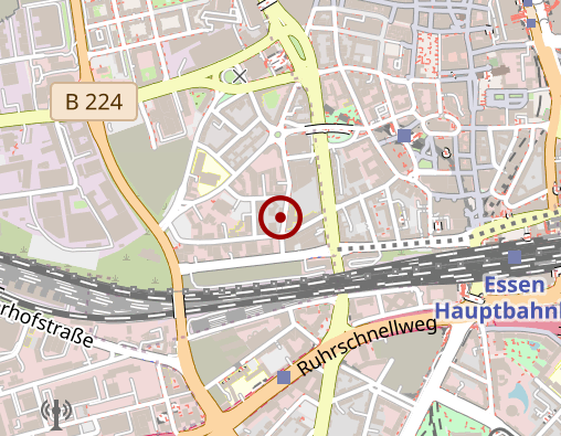 Karte: Suchthilfe direkt Essen gGmbH