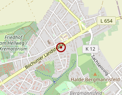 Karte: Hahne Astrid Heilpraktikerin