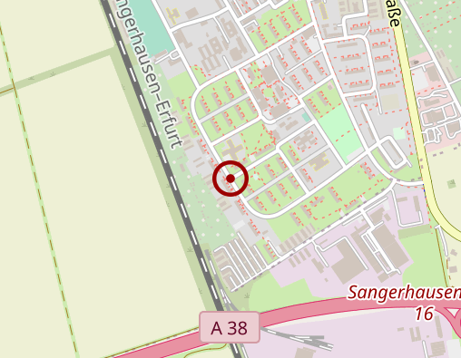 Karte: DRK Seniorenzentrum "Kyffhäuserblick" Alten- und Pflegeheim