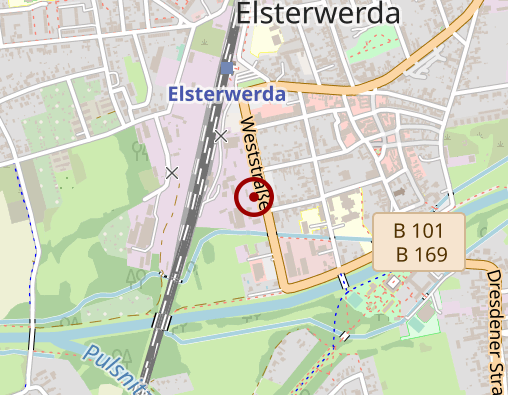 Karte: Elbe-Elster-Pflegedienst Jörg Passin