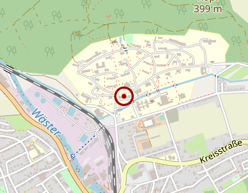 Karte: LWL-Klinik für Psychiatrie und Psychotherapie Warstein