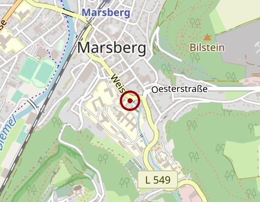 Karte: LWL-Klinik Marsberg - Standort Marsberg