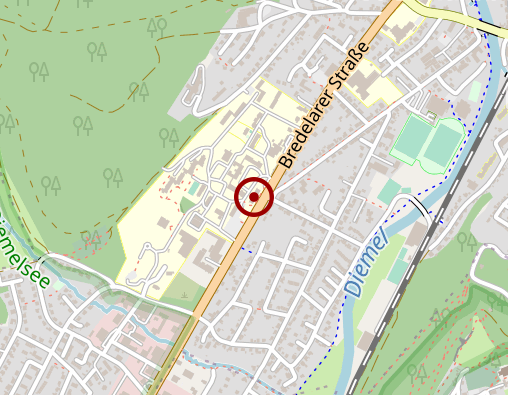 Karte: LWL-Klinik Marsberg (Kinder- u. Jugendpsychiatrie)