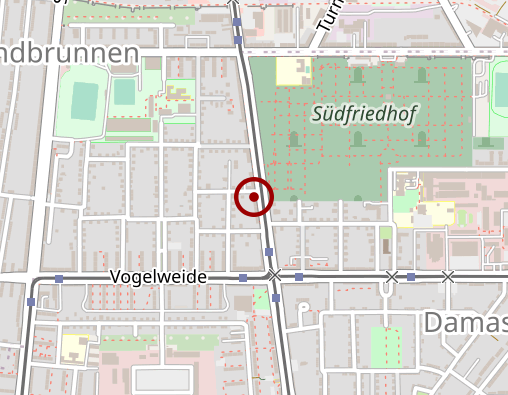 Karte: Tagespflege Vogelweide